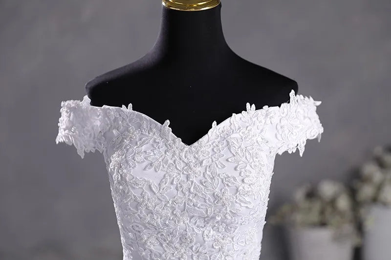 Robe Mariée Blanche Élégante